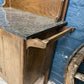 Antique Edwardian Black Marble Top Wash Stand