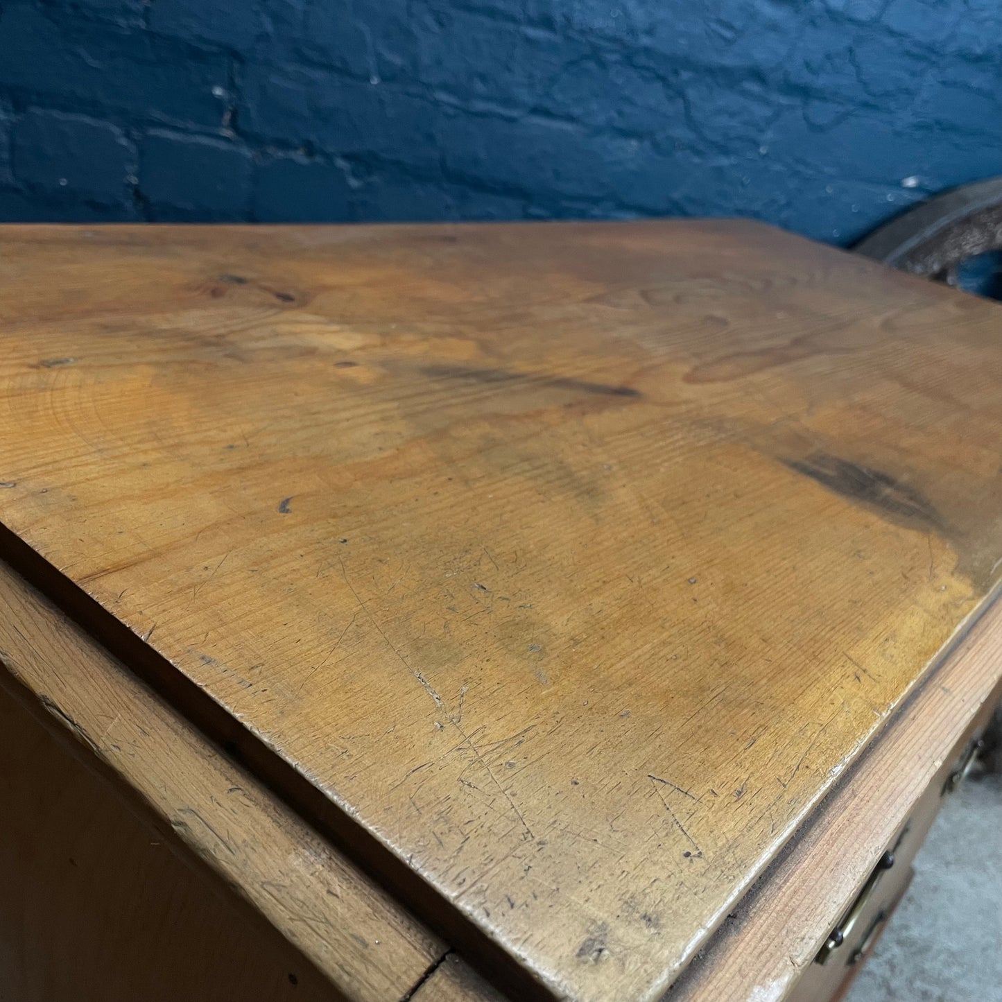 Antique Victorian Pine Chest Of Drawers