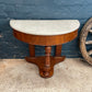 Antique Victorian Marble Wash Stand / Console Table