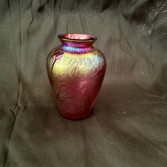 Art Deco style small glass vase