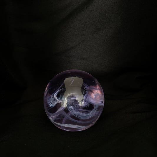 Vintage Caithness Glass purple Paperweight