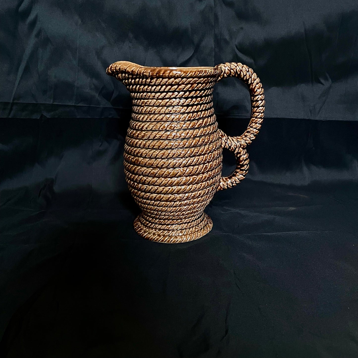 Govancroft Rope effect ceramic pitcher jug