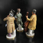 Vintage Kuntsporzellan Germany Musician Men Instrument Figures