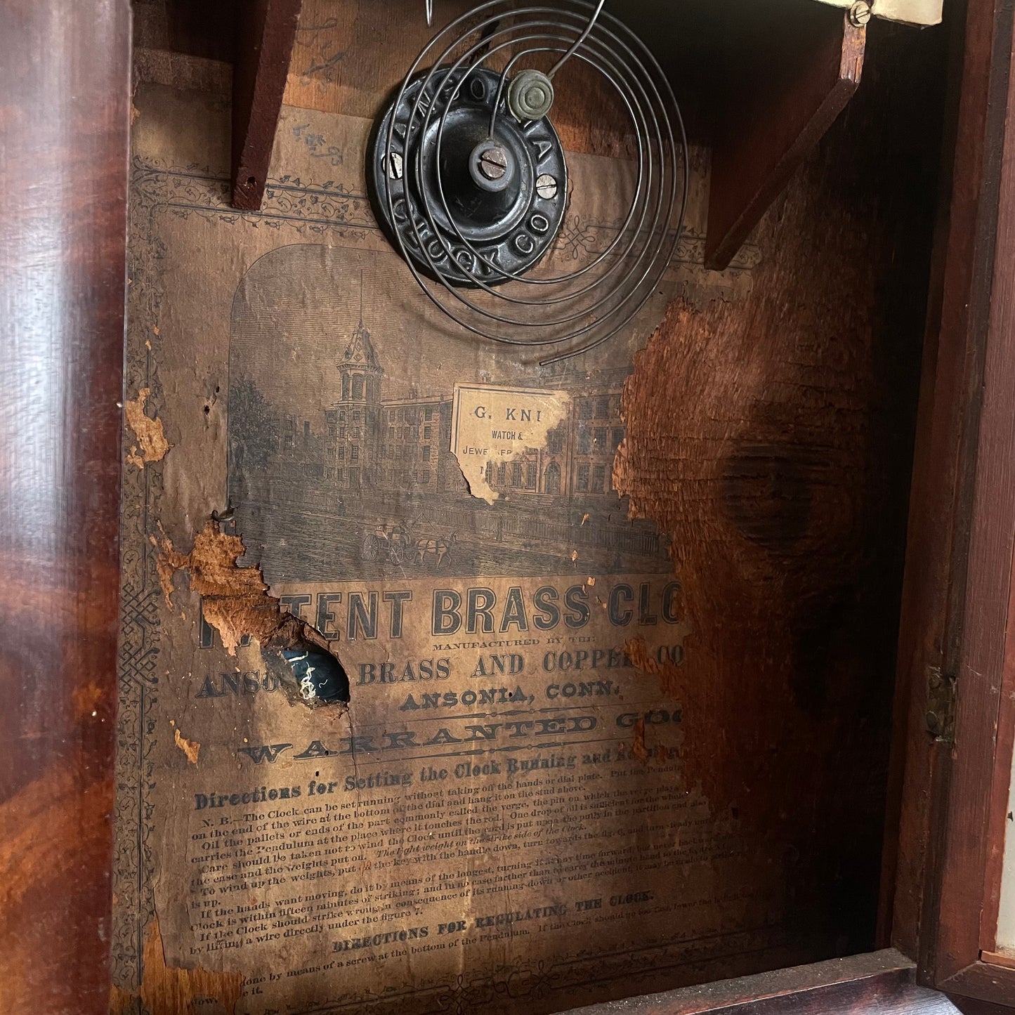 Antique 19th Century American Shelf Clock