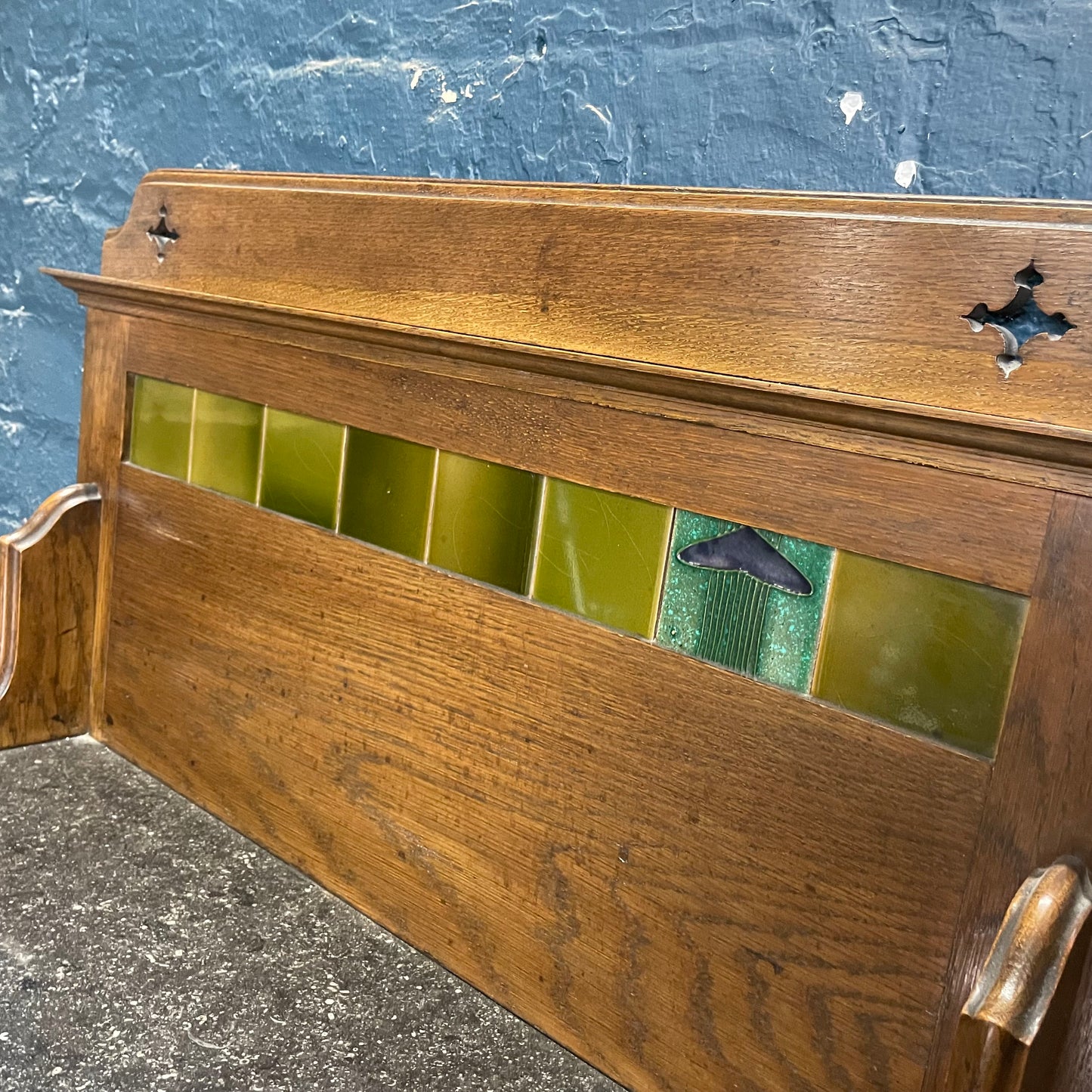 Antique Edwardian Black Marble Top Wash Stand