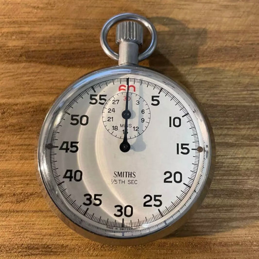 Vintage Smiths England Fob Pocket Stop Watch Stopwatch 1/5th Sec