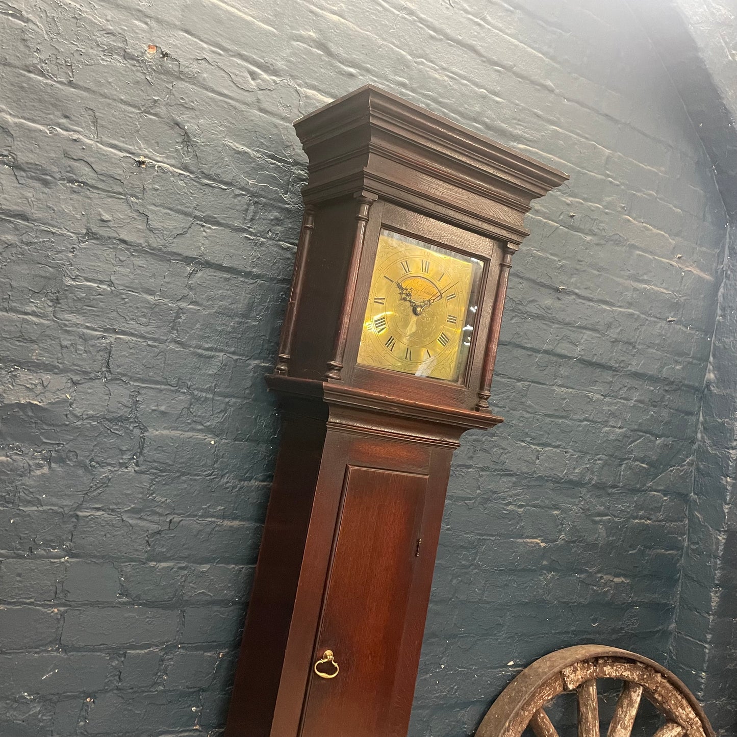 Antique Vintage 1 Day (30 Hour) Mechanical Chiming Grandfather Clock