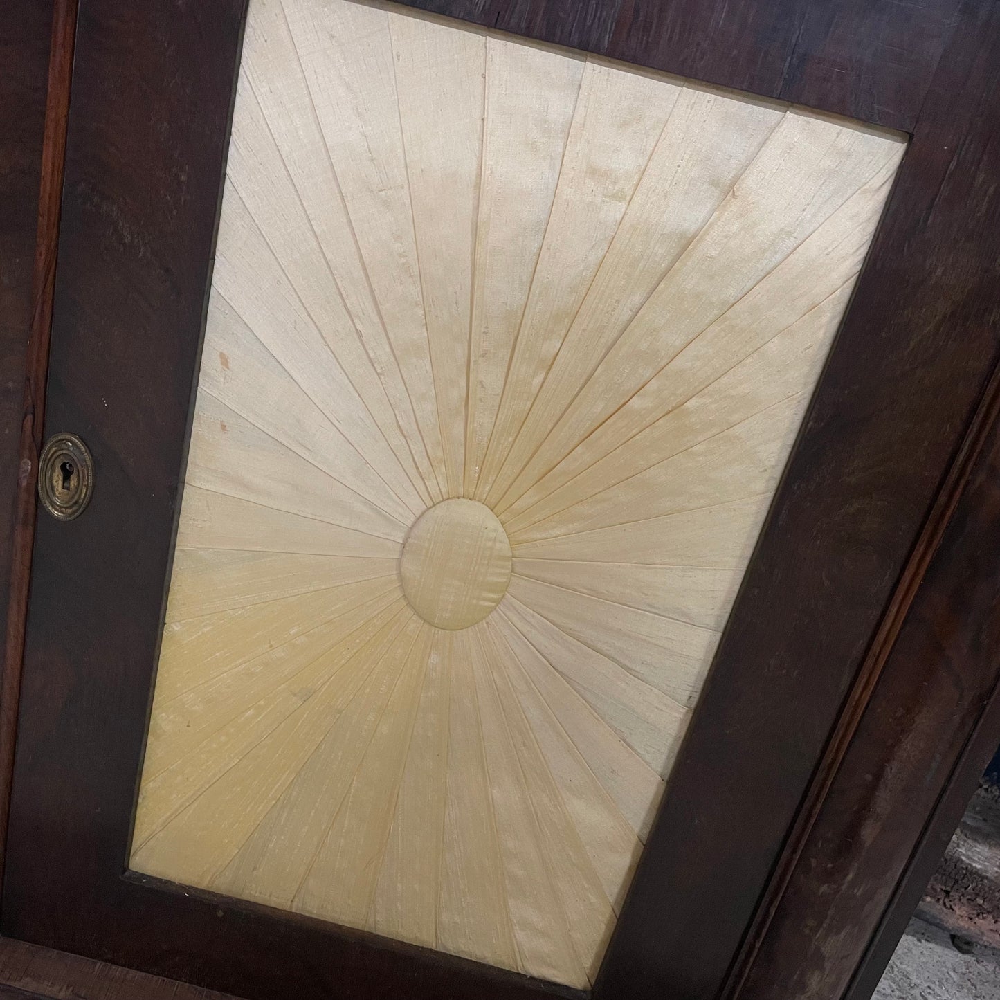 Antique Vintage White Marble & Oak Chiffonier Sideboard