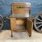 Antique Edwardian Black Marble Top Wash Stand