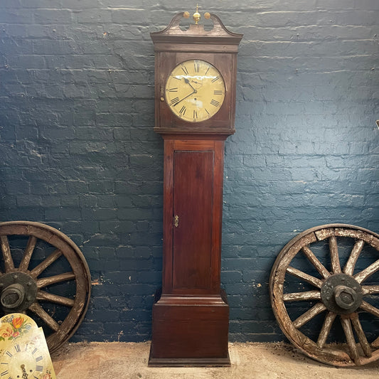 Antique Vintage H. Norton Of Derby Non Chiming Grandfather Clock