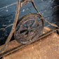 Antique Victorian Cast Iron Grass Roller Garden Decor