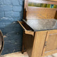 Antique Edwardian Black Marble Top Wash Stand