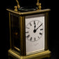 Antique Vintage Jenner & Knewstub London Brass Carriage Clock