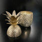 Vintage Metal Pineapple Candle Holder / Pot