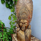 Solid Wood Buddha Maitreyaln Statue