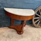 Antique Victorian Marble Wash Stand / Console Table