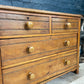 Antique Vintage Victorian 2 Over 2 Rustic Pine Chest Of Drawers