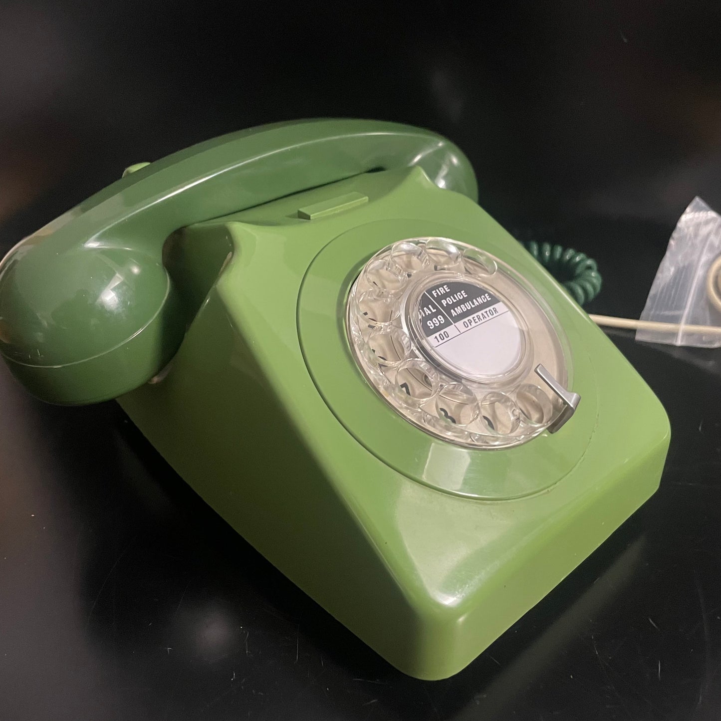 Vintage Mid Century GPO 746 Rotary Dial Telephone Fully Working