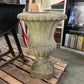 Weathered Concrete Urn Planter