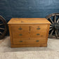 Antique Victorian Pine Chest Of Drawers