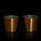 Antique Vintage Pair Of Small Copper Jelly Moulds