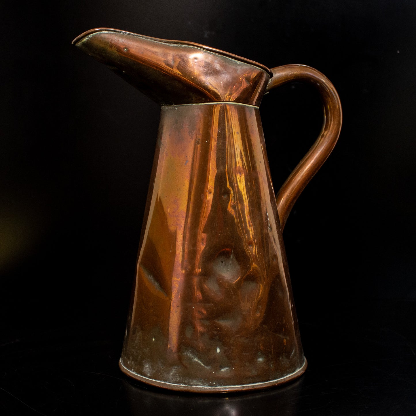 Antique Vintage Copper Pitcher Jug