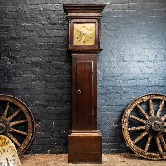 Antique Vintage 1 Day (30 Hour) Mechanical Chiming Grandfather Clock