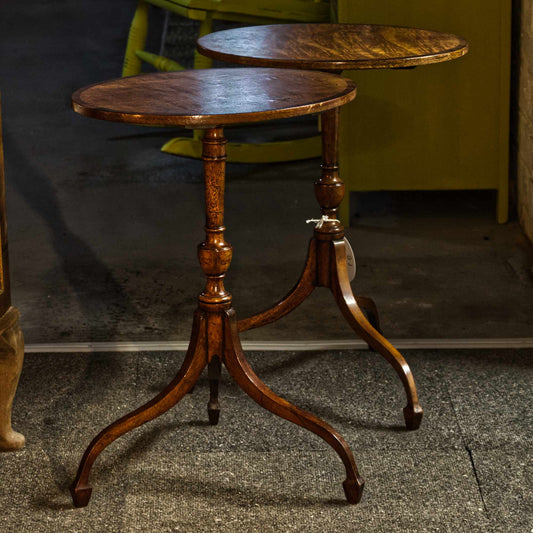 Antique Vintage Pair Edwardian Side Occasional Tables