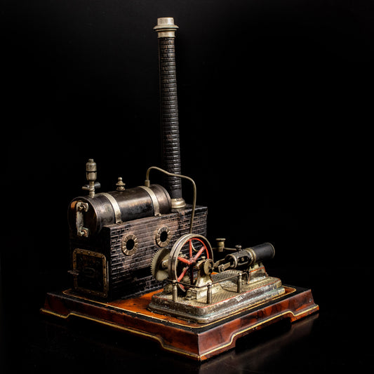 Antique Vintage Josef Falk Stationary Steam Engine
