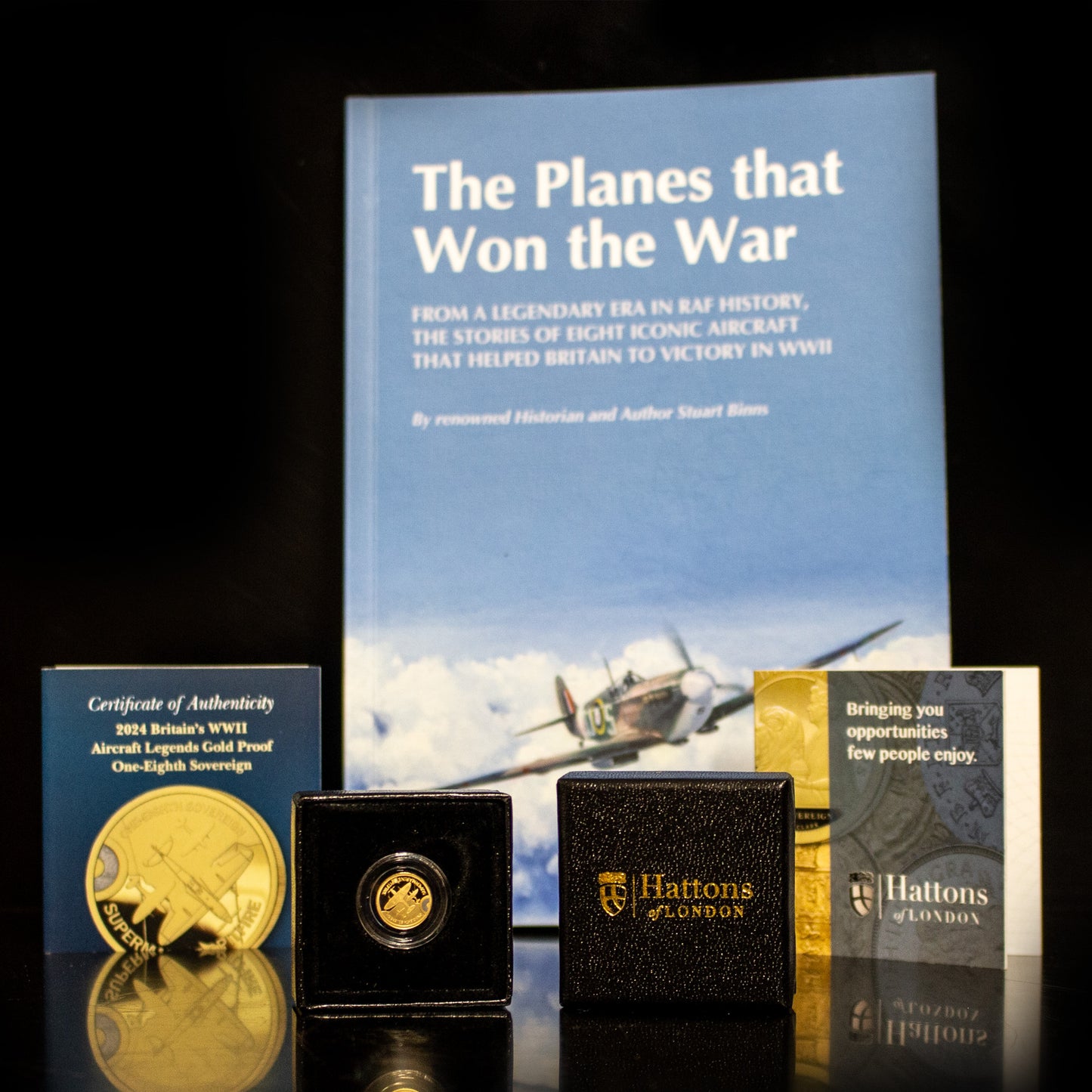 Hattons 2024 Britain's WWII Aircraft Legends Gold Proof One-Eighth Sovereign