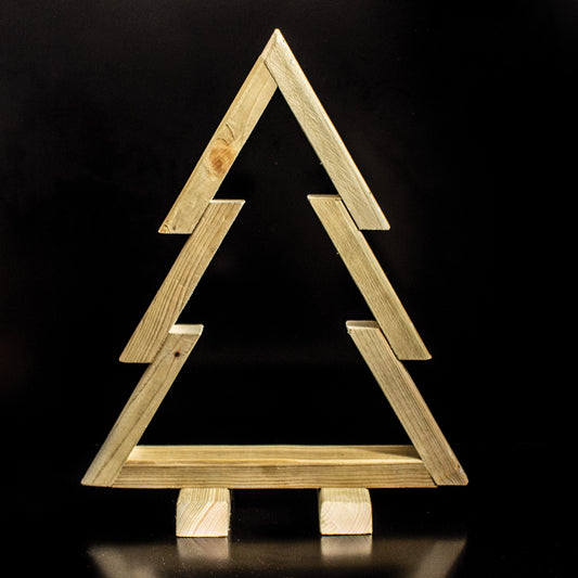 Handmade Wooden Christmas Tree Ornament