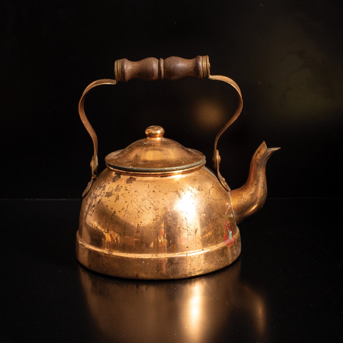 Antique Copper Kettle