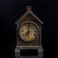 Antique Seth Thomas Lodge Brass Alarm Mantel Clock