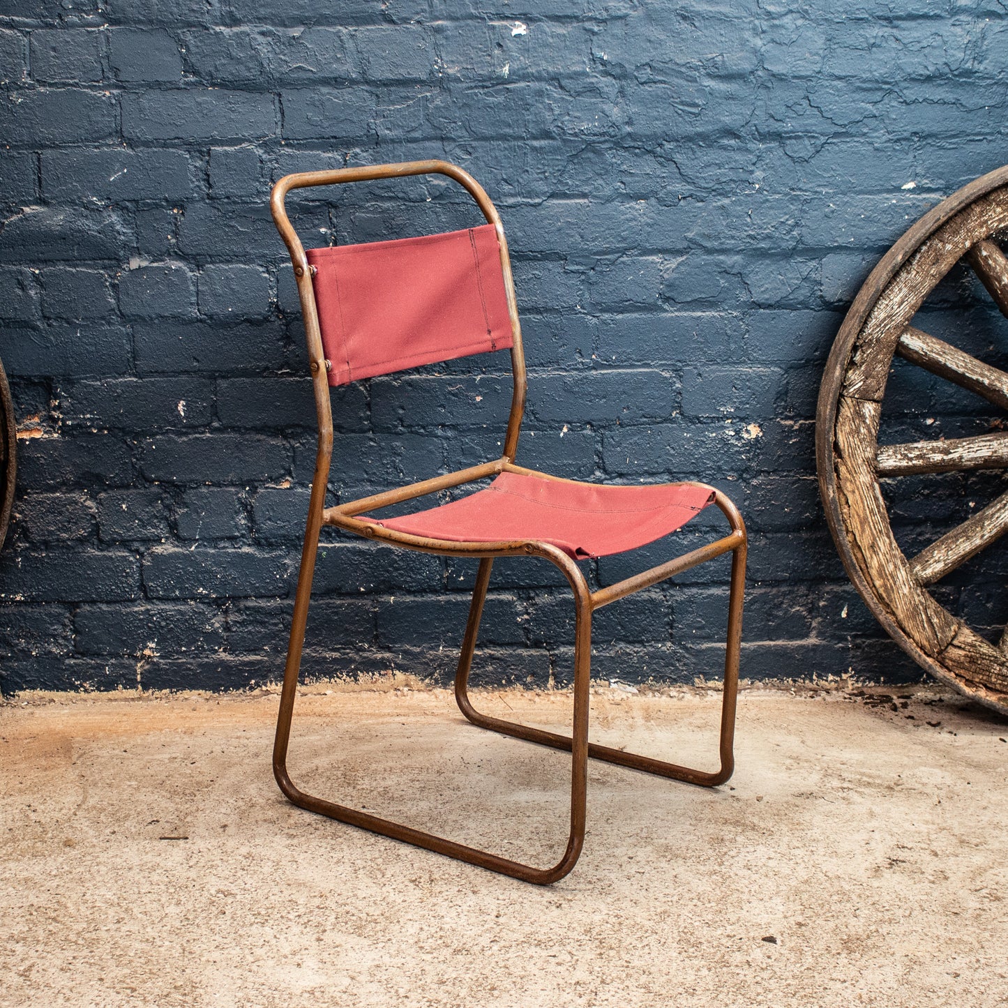 Vintage Stacking Canvas Seat Chairs Price Per Chair