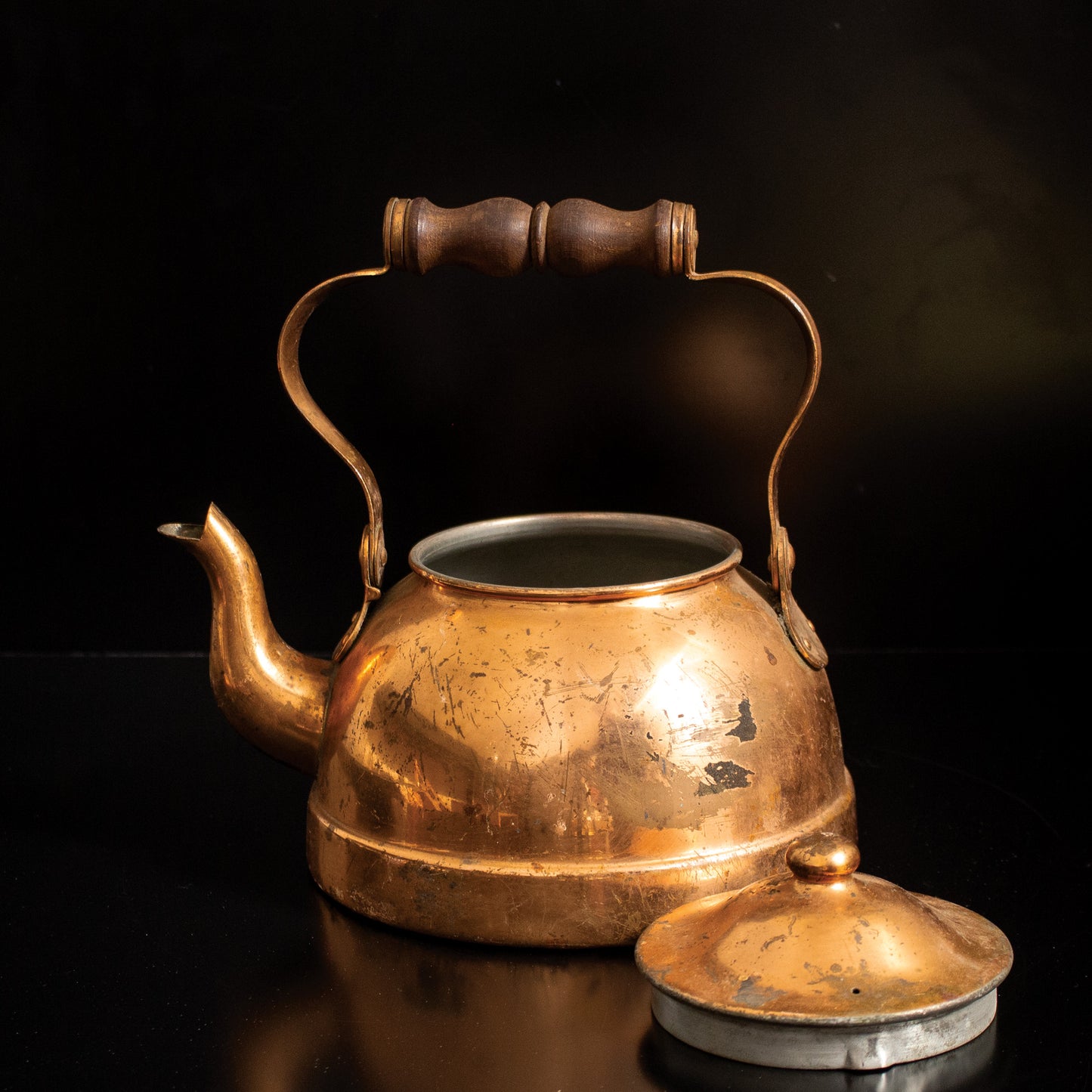 Antique Copper Kettle