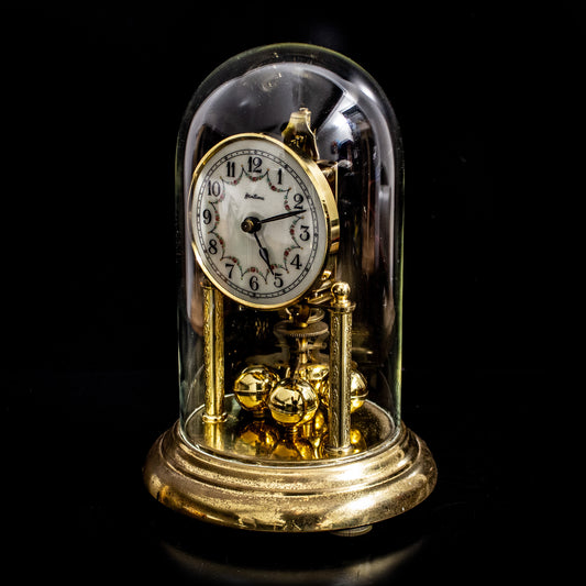 Vintage Bentima Brass Mechanical Anniversary Clock